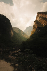 Sunset in the mountains