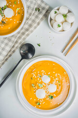 Korean pumpkin soup Hobak juk