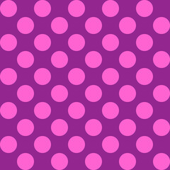 Seamless pattern. Purple  background with circles . Vector illustration.