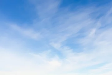  Blue sky with blurred windy clouds at daytime © evannovostro