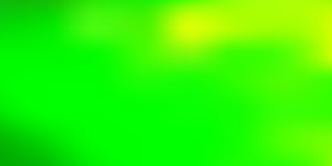 Light green, yellow vector blur texture.