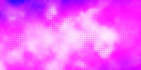 Light Purple vector layout with circles. Abstract colorful disks on simple gradient background. Pattern for wallpapers, curtains.