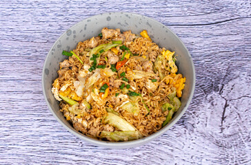 Thai Food Mixed Meals, with American Breakfasts 