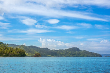 Jungles of the Tropical Islands and Clouds
