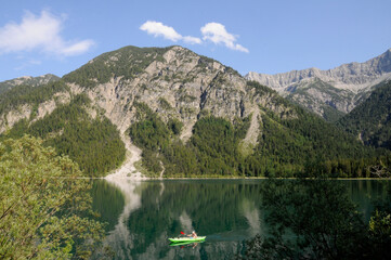 Paddeln auf dem Plansee