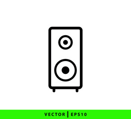 Fototapeta na wymiar Sound icon vector logo design template