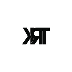 krt letter original monogram logo design