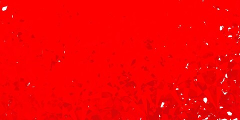 Dark red vector background with triangles.