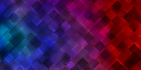 Light Blue, Yellow vector template with rectangles.