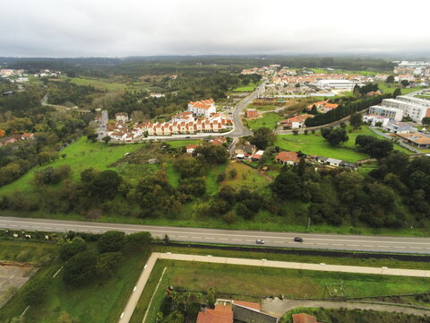 Monastery of Batalha, Portugal. UNESCO World Heriatge Site. Aerial Drone Photo