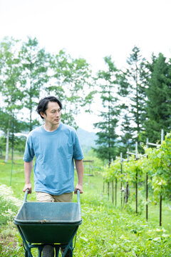 Farming Mature Man