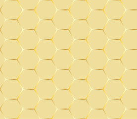 Beautiful honeycomb/mesh print - gold . Looks great on homewares like bedsheets,shower curtains (luxurious look), cushion covers etc. Can also be used in fashion decoration e.g. packaging etc
