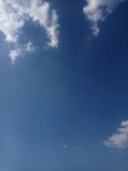 blue sky with clouds