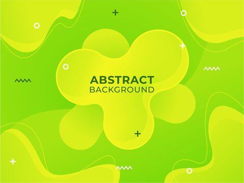 Abstract Green Citrus Vector Background