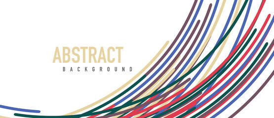 Аbstract moving colorful lines vector backgrounds for cover, placard, poster, banner or flyer