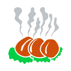 Smoking Cutlet Icon
