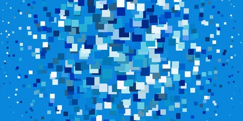 Fototapeta premium Light BLUE vector backdrop with rectangles. New abstract illustration with rectangular shapes. Pattern for business booklets, leaflets