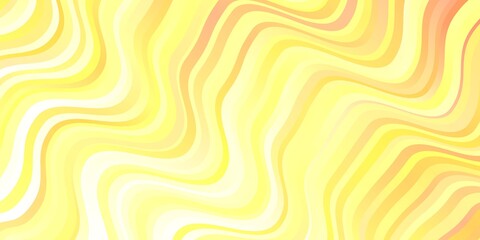 Light Red, Yellow vector template with wry lines.
