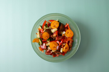 fresh vegetable salad