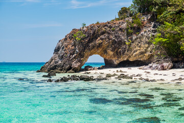 Beautiful beach at Talang Island, Satun, Thailand