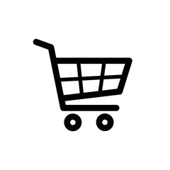 Shopping Cart Icon. Vector shopping cart Icon. Shopping cart illustration for web, mobile apps. Shopping cart trolley icon vector EPS