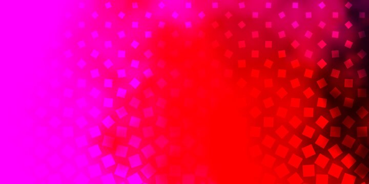 Light Pink, Yellow vector background in polygonal style. Colorful illustration with gradient rectangles and squares. Modern template for your landing page.