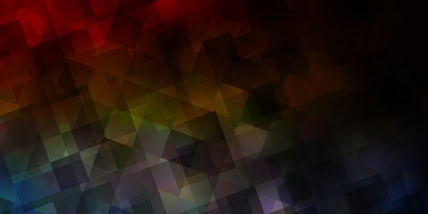 Obraz premium Light Blue, Yellow vector pattern with polygonal style.