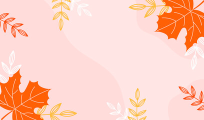 Obraz premium autumn leaves background