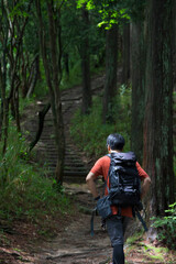 大和葛城山　登山風景