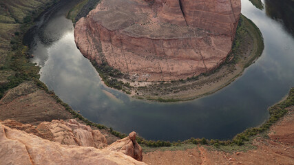 The Colorado River Horseshoe Bend in Arizona, USA.