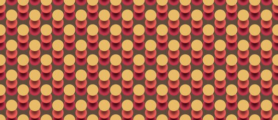 70's retro seamless pattern material vector illustration