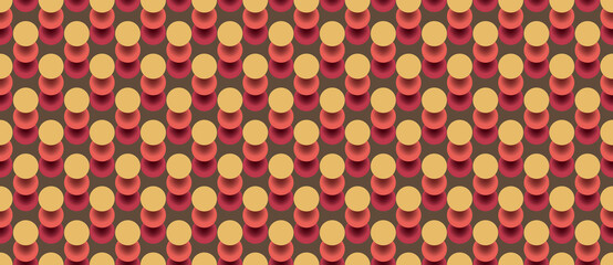 70's retro seamless pattern material vector illustration