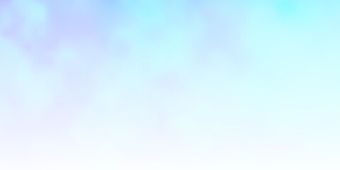 Light BLUE vector pattern with clouds. Shining illustration with abstract gradient clouds. Colorful pattern for appdesign.