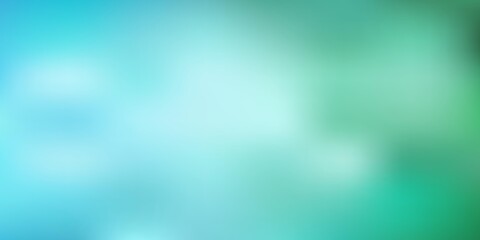 Light blue, green vector blurred layout.