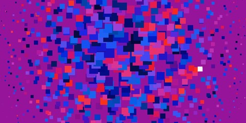 Light Blue, Red vector background with rectangles. New abstract illustration with rectangular shapes. Pattern for business booklets, leaflets