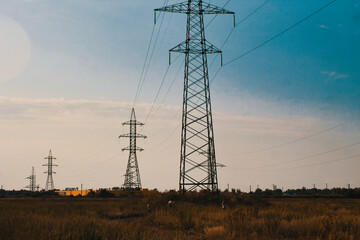 high voltage power lines