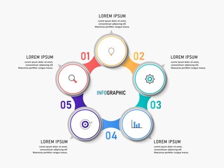Vector Infographic label design template with icons and 4 options or steps. Can be used for process diagram, presentations, workflow layout, banner, flow chart, info graph.
