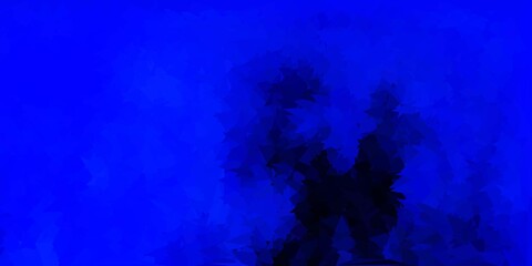 Fototapeta na wymiar Dark blue vector polygonal background.