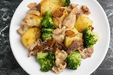 豚肉とポテトの炒め物