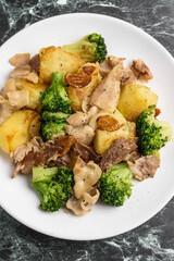 豚肉とポテトの炒め物