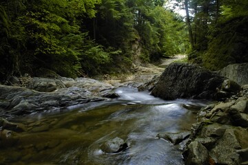 
mountain river among rocks