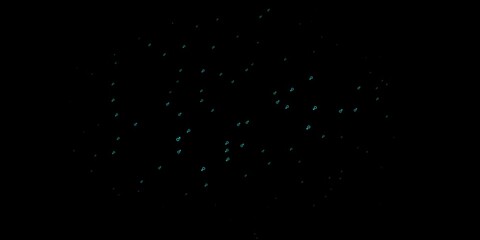 Dark Green vector texture with women's rights symbols.