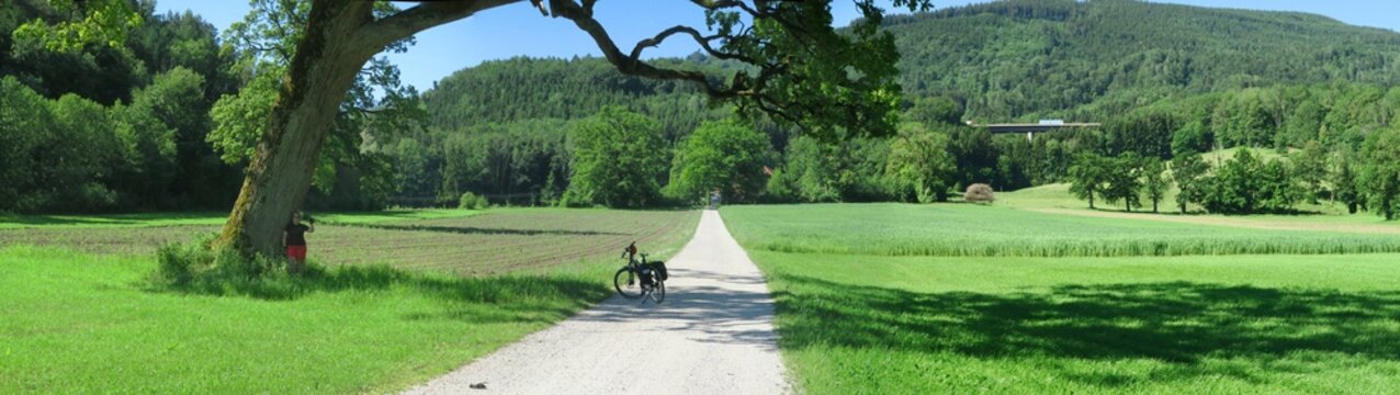 Am Bodensee-K&ouml;nigssee-Radweg bei Teisendorf