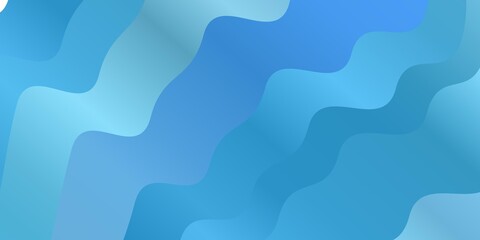 Light BLUE vector layout with circular arc. Colorful illustration, which consists of curves. Smart design for your promotions.