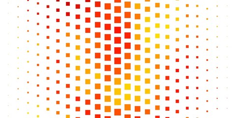 Light Orange vector template in rectangles. Abstract gradient illustration with colorful rectangles. Template for cellphones.