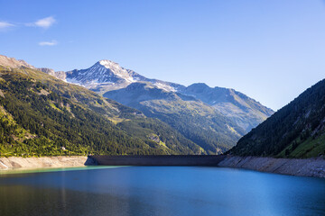 Alpine water reservoirs - Schlegeisspeicher