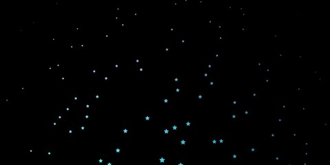Dark Pink, Blue vector background with small and big stars. Colorful illustration with abstract gradient stars. Pattern for new year ad, booklets.