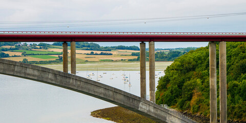 bridge over the bay in france