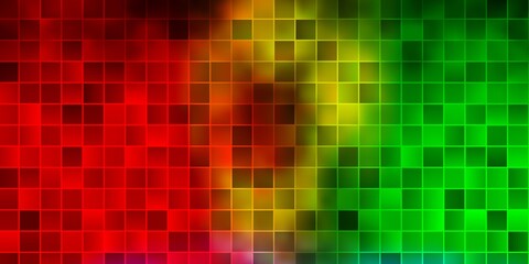 Light Multicolor vector template with rectangles.