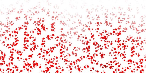 Light orange vector template with abstract forms.